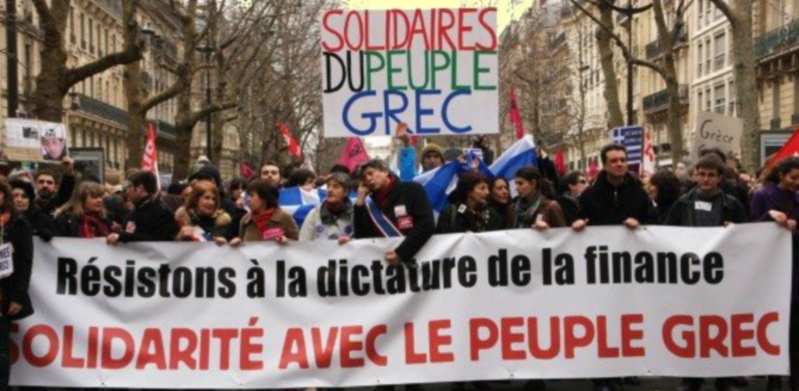 Manif grece