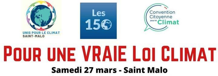 Appel pour une Marche pour une vraie loi climat 27/03/2021
