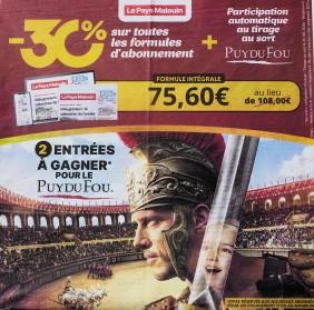 Offre Puy du Fou dans Pays malouin été 2026